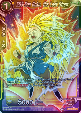 SS3 Son Goku, the Last Straw - SD10-02 - Starter Rare (Foil) available at 401 Games Canada