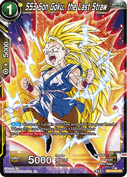 SS3 Son Goku, the Last Straw - SD10-02 - Starter Rare available at 401 Games Canada