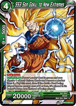 SS3 Son Goku, to New Extremes - BT11-074 - Uncommon (FOIL) (Reprint) available at 401 Games Canada