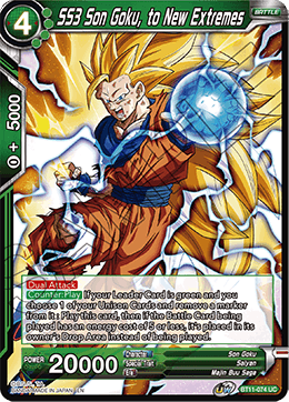 SS3 Son Goku, to New Extremes - BT11-074 - Uncommon available at 401 Games Canada