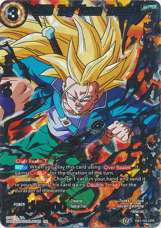 SS3 Tag Team Trunks - DB1-103 - Duo Power Rare available at 401 Games Canada