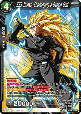 SS3 Trunks, Challenging a Demon God - BT16-108 - Rare (Foil) available at 401 Games Canada