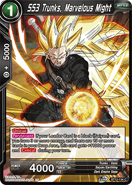 SS3 Trunks, Marvelous Might - BT12-134 - Common available at 401 Games Canada