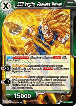 SS3 Vegito, Peerless Warrior - BT11-063 - Rare available at 401 Games Canada