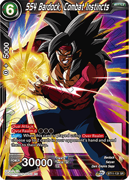 SS4 Bardock, Combat Instincts - BT11-131 - Super Rare available at 401 Games Canada