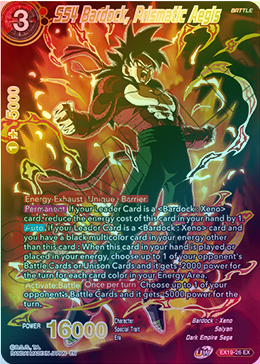 SS4 Bardock, Prismatic Aegis - EX19-26 - Expansion Rare (Foil) available at 401 Games Canada