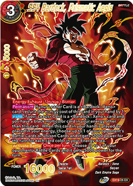 SS4 Bardock, Prismatic Aegis - EX19-26 - Expansion Rare available at 401 Games Canada