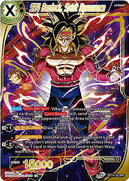 SS4 Bardock, Spirit Resonance - BT14-122 - Special Rare (SPR) available at 401 Games Canada