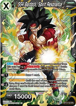 SS4 Bardock, Spirit Resonance - BT14-122 - Super Rare available at 401 Games Canada