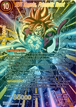 SS4 Gogeta, Prismatic Burst - EX19-22 - Expansion Rare (Foil) available at 401 Games Canada