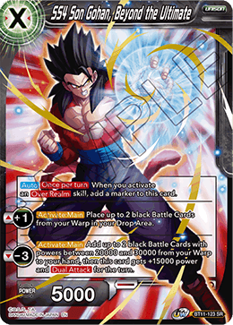 SS4 Son Gohan, Beyond the Ultimate - BT11-123 - Super Rare available at 401 Games Canada