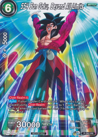 SS4 Son Goku, Beyond All Limits - P-262 - Tournament Promo available at 401 Games Canada