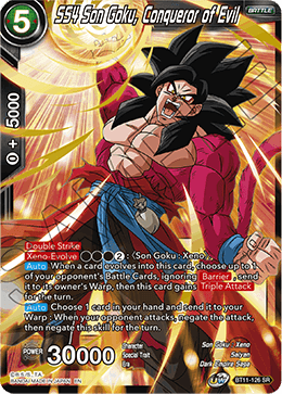 SS4 Son Goku, Conqueror of Evil - BT11-126 - Super Rare available at 401 Games Canada