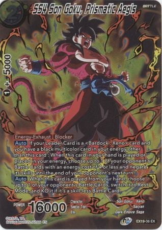 SS4 Son Goku, Prismatic Aegis - EX19-36 - Expansion Rare (Foil) available at 401 Games Canada