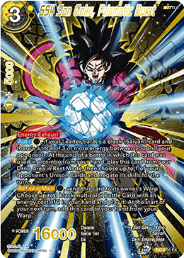 SS4 Son Goku, Prismatic Burst - EX19-35 - Expansion Rare available at 401 Games Canada