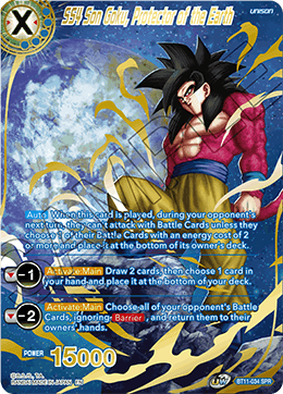 SS4 Son Goku, Protector of the Earth - BT11-034 - Special Rare (SPR) (Reprint) available at 401 Games Canada