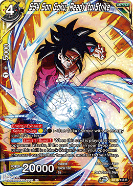 SS4 Son Goku, Ready to Strike - BT16-146 - Rare (Foil) available at 401 Games Canada