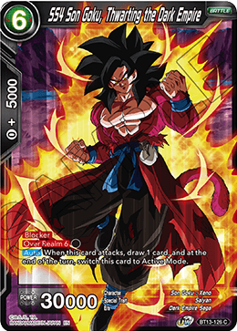 SS4 Son Goku, Thwarting the Dark Empire - BT13-126 - Common (FOIL) available at 401 Games Canada