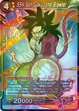 SS4 Son Goku, the Brawler - BT14-095 - Rare (FOIL) available at 401 Games Canada