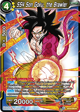 SS4 Son Goku, the Brawler - BT14-095 - Rare available at 401 Games Canada