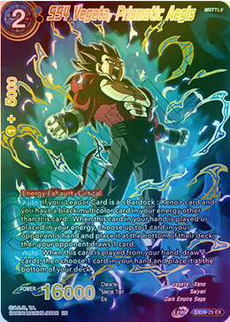 SS4 Vegeta, Prismatic Aegis - EX19-29 - Expansion Rare (Foil) available at 401 Games Canada