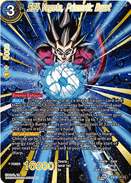 SS4 Vegeta, Prismatic Burst - EX19-28 - Expansion Rare available at 401 Games Canada