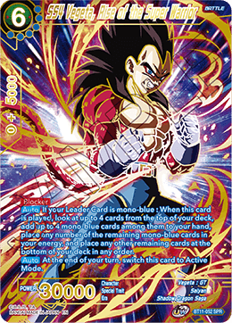 SS4 Vegeta, Rise of the Super Warrior - BT11-052 - Special Rare (SPR) (Reprint) available at 401 Games Canada