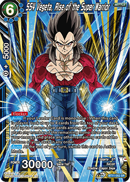 SS4 Vegeta, Rise of the Super Warrior - BT11-052 - Super Rare available at 401 Games Canada