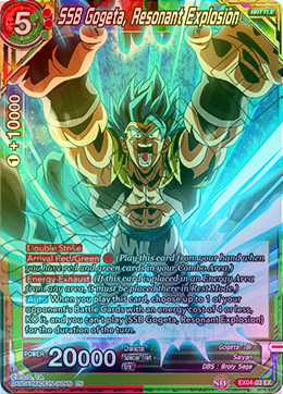 SSB Gogeta, Resonant Explosion - EX04-03 - Expansion Rare (Foil) available at 401 Games Canada