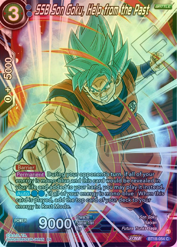 SSB Son Goku, Help from the Past - BT18-054 - Common (Foil) available at 401 Games Canada