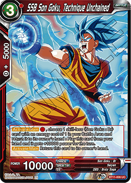 SSB Son Goku, Technique Unchained - BT11-006 - Uncommon (FOIL) (Reprint) available at 401 Games Canada