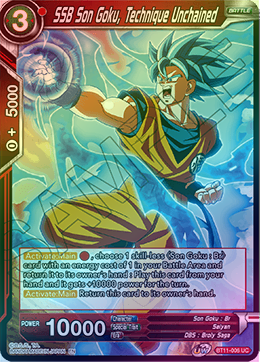 SSB Son Goku, Technique Unchained - BT11-006 - Uncommon (FOIL) available at 401 Games Canada