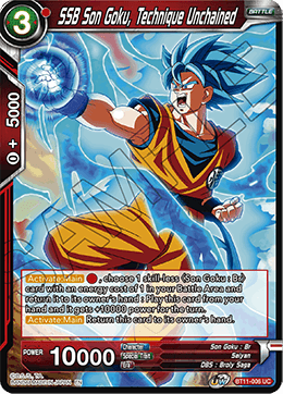 SSB Son Goku, Technique Unchained - BT11-006 - Uncommon available at 401 Games Canada