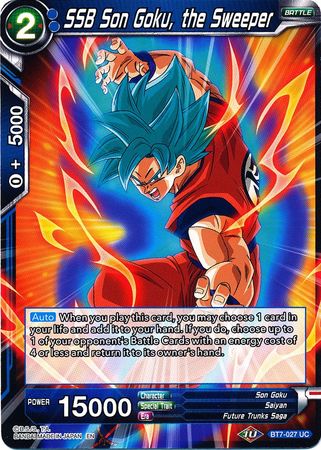 SSB Son Goku, the Sweeper - BT7-027 - Uncommon available at 401 Games Canada