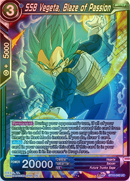 SSB Vegeta, Blaze of Passion - BT10-040 - Uncommon (FOIL) available at 401 Games Canada