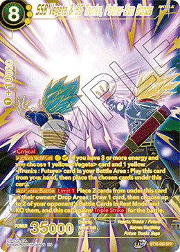 SSB Vegeta & SS Trunks, Father-Son Bonds - BT16-080 - Special Rare (SPR) available at 401 Games Canada