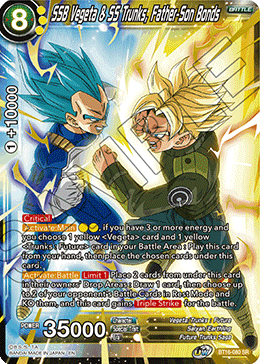 SSB Vegeta & SS Trunks, Father-Son Bonds - BT16-080 - Super Rare available at 401 Games Canada