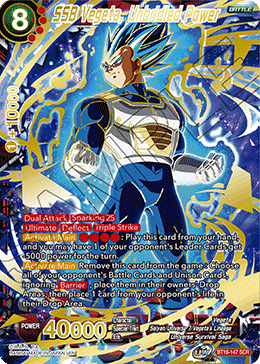 SSB Vegeta, Unbridled Power - BT16-147 - Secret Rare available at 401 Games Canada