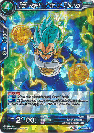 SSB Vegeta, Universe 7 United - DB1-024 - Rare available at 401 Games Canada