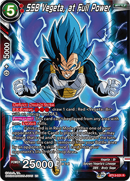 SSB Vegeta, at Full Power - BT13-021 - Rare (FOIL) available at 401 Games Canada