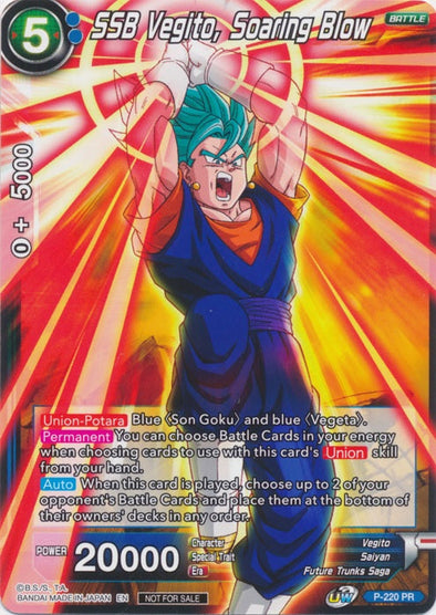 SSB Vegito, Soaring Blow - P-220 - Promo available at 401 Games Canada