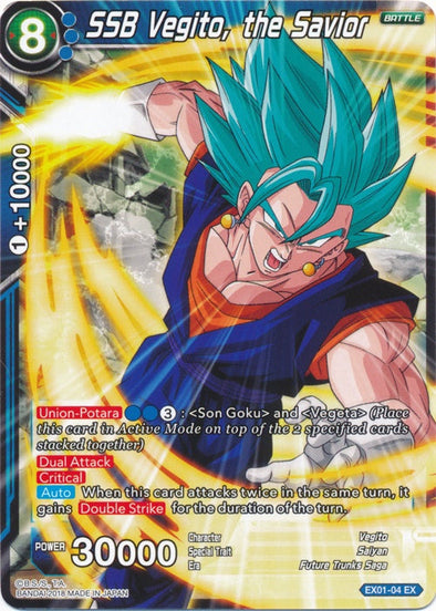 SSB Vegito, the Savior - EX01-04 - Expansion Rare available at 401 Games Canada