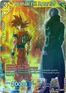 SSG Son Goku & Hit, Temporary Truce - BT15-146 - Rare (FOIL) available at 401 Games Canada