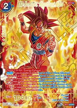 SSG Son Goku, Magnificent Might - BT17-138 - Special Rare (SPR) available at 401 Games Canada