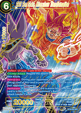 SSG Son Goku, Miraculous Transformation - BT16-024 - Special Rare (SPR) available at 401 Games Canada