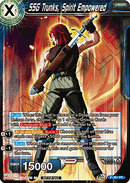 SSG Trunks, Spirit Empowered - P-361 - Promo available at 401 Games Canada