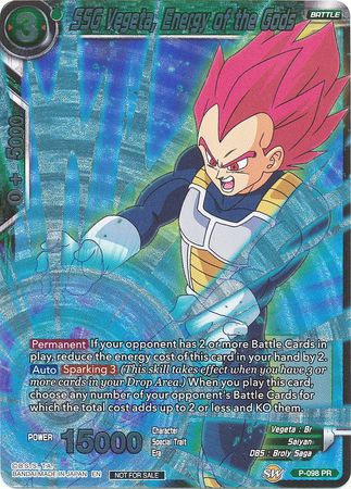 SSG Vegeta, Energy of the Gods - P-098 - Promo (Foil) available at 401 Games Canada