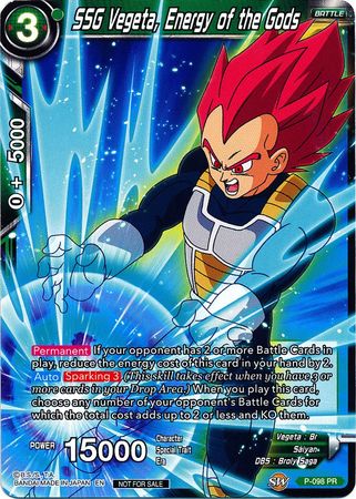 SSG Vegeta, Energy of the Gods - P-098 - Promo (Non-Foil) available at 401 Games Canada