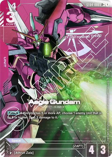 401 Games Canada - Aegis Gundam (LR+) (Alternate Art) - ST04-006