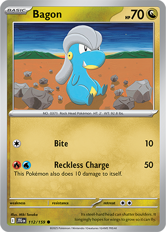 Bagon - 112/159 - Common